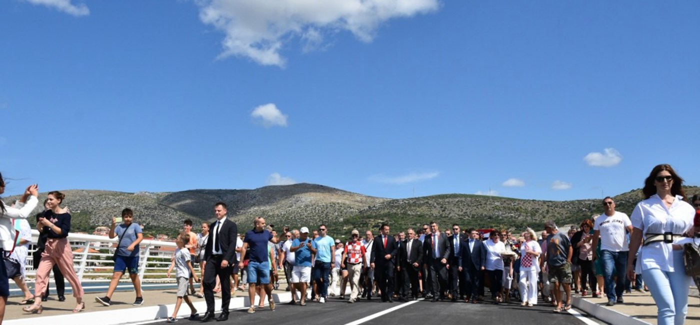 Predsjednik Vlade pustio u promet novi čiovski most 